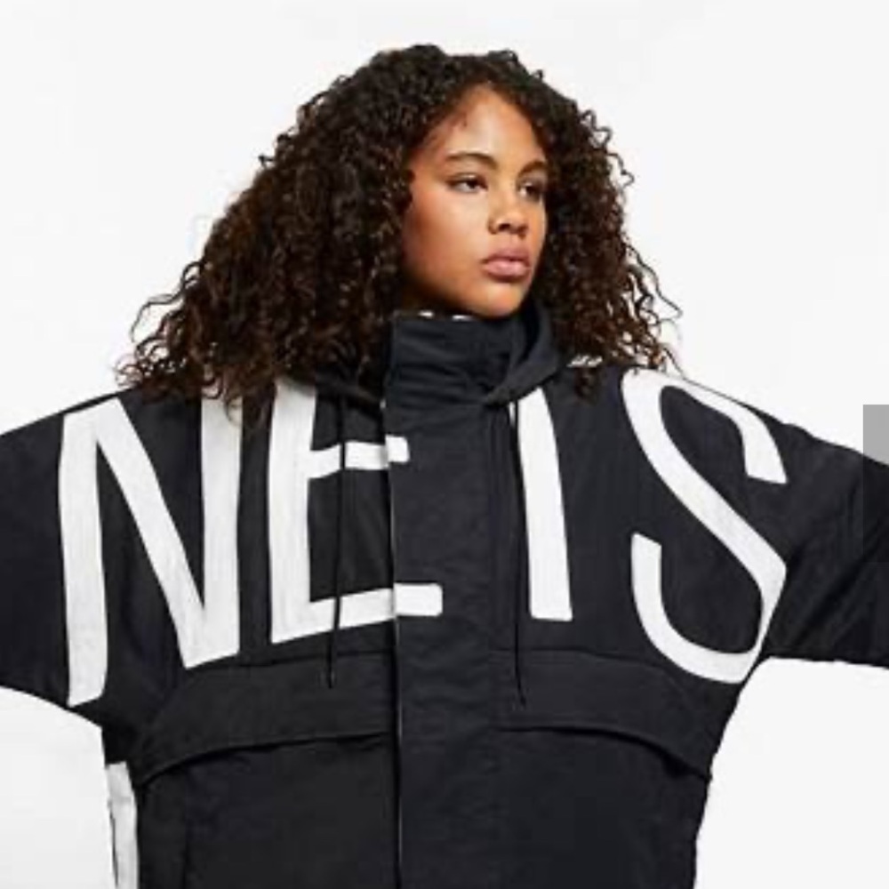 Nike Ambush NBA Collection Brooklyn Nets Logo Black Jacket VARIOUS SIZES NWT